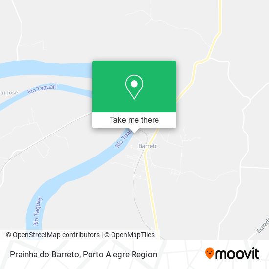 Prainha do Barreto map
