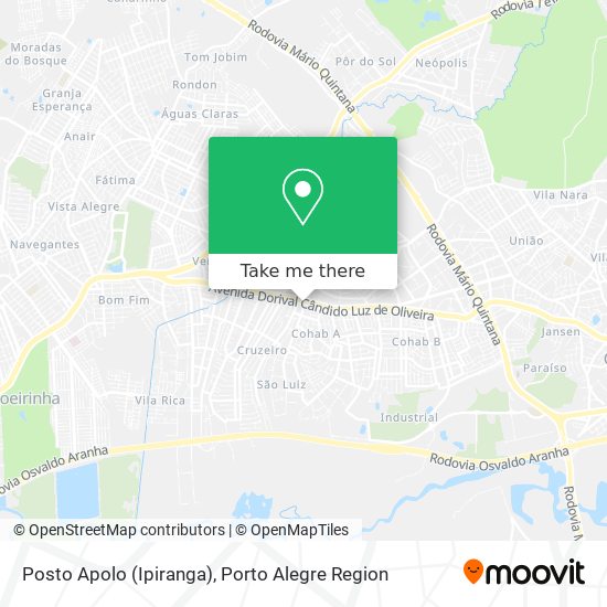 Posto Apolo (Ipiranga) map