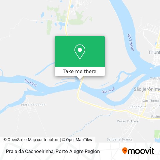 Praia da Cachoeirinha map
