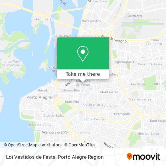 Loi Vestidos de Festa map