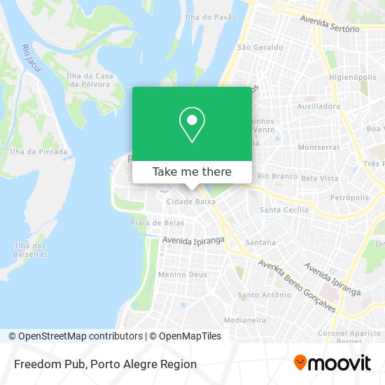 Freedom Pub map