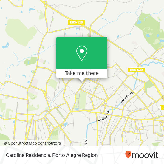 Caroline Residencia map