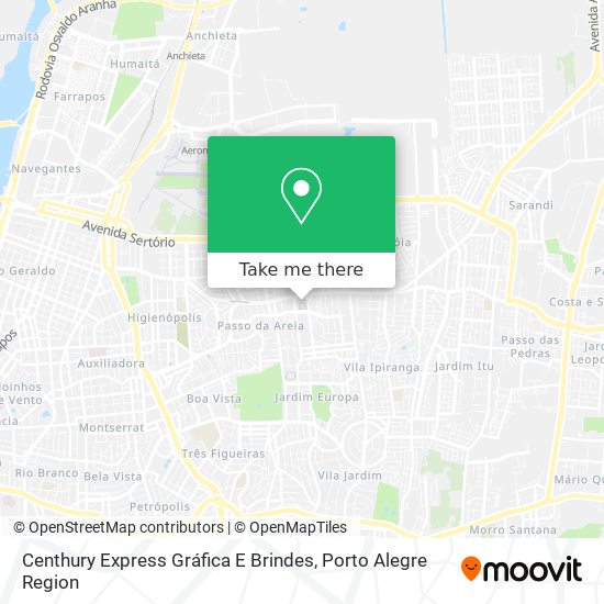 Centhury Express Gráfica E Brindes map
