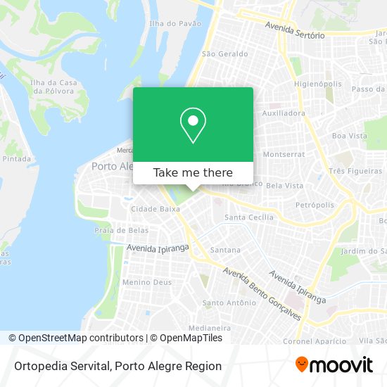 Ortopedia Servital map