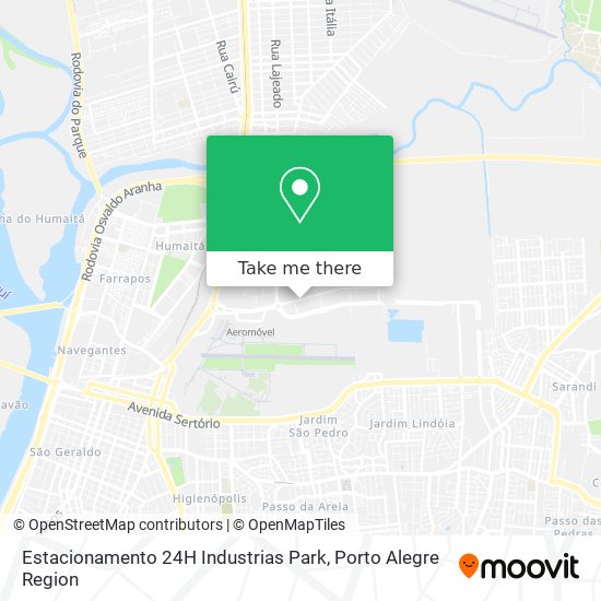 Estacionamento 24H Industrias Park map