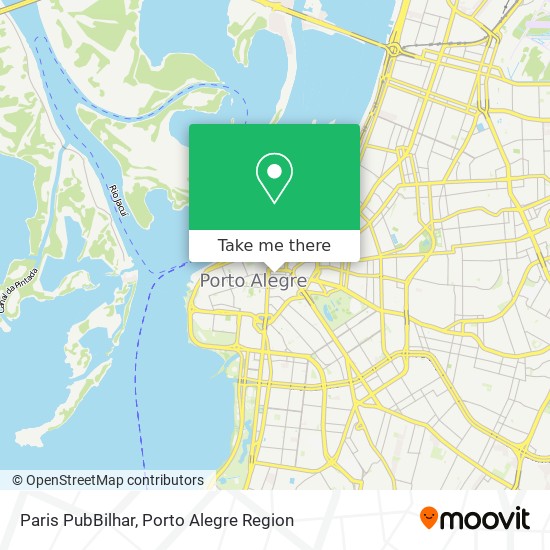 Mapa Paris PubBilhar