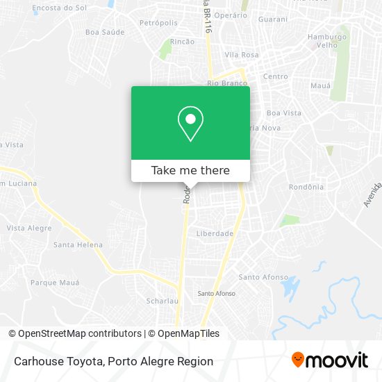 Carhouse Toyota map