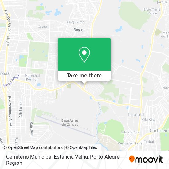 Cemitério Municipal Estancia Velha map