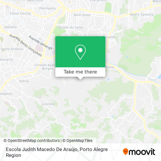 Mapa Escola Judith Macedo De Araújo