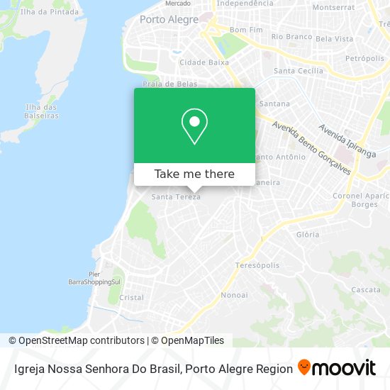 Mapa Igreja Nossa Senhora Do Brasil