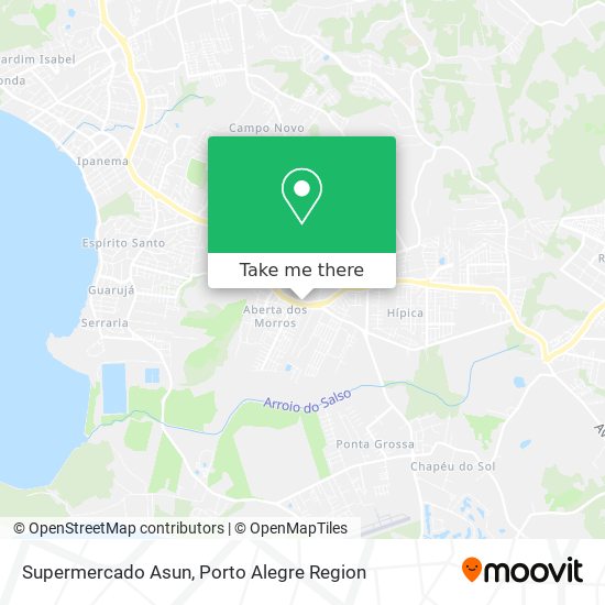 Mapa Supermercado Asun