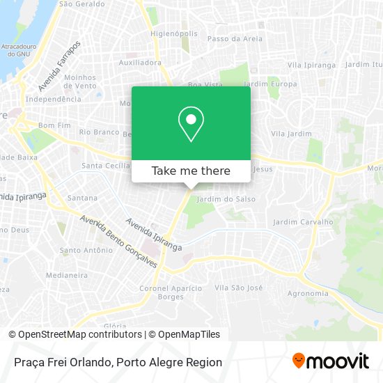 Praça Frei Orlando map