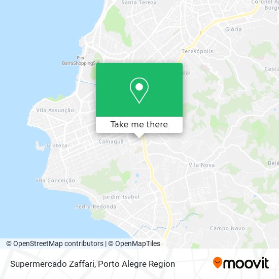 Mapa Supermercado Zaffari