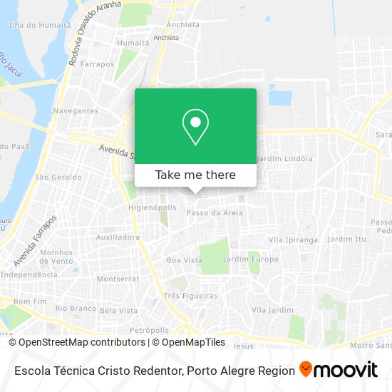 Escola Técnica Cristo Redentor map