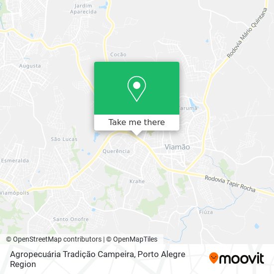 Agropecuária Tradição Campeira map