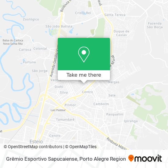 Grêmio Esportivo Sapucaiense map
