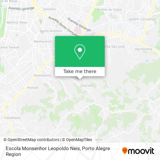 Mapa Escola Monsenhor Leopoldo Neis