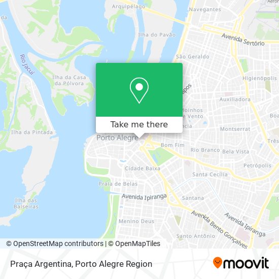 Praça Argentina map