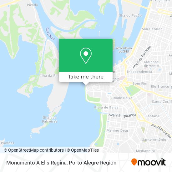 Monumento A Elis Regina map