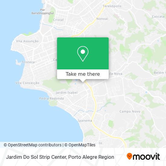 Jardim Do Sol Strip Center map