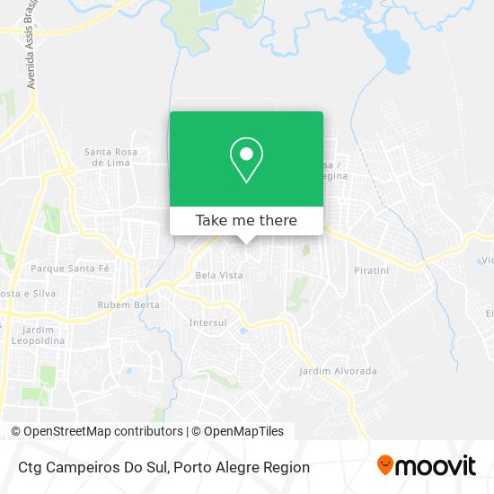Ctg Campeiros Do Sul map