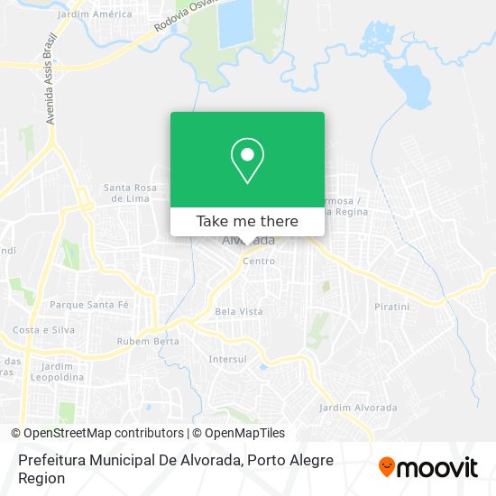 Prefeitura Municipal De Alvorada map