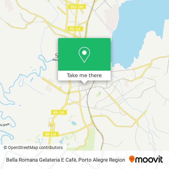 Bella Romana Gelateria E Café map