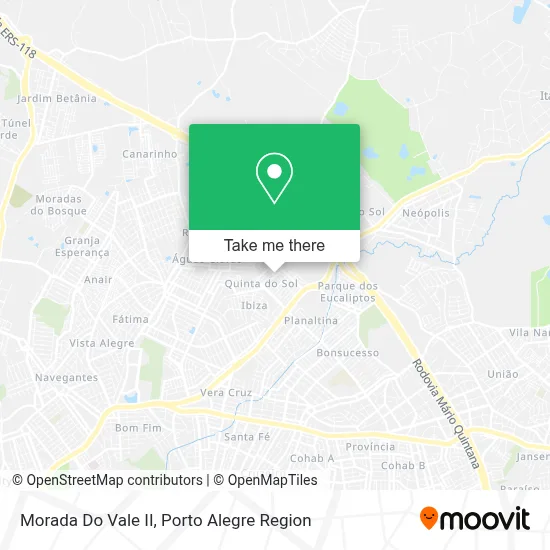 Morada Do Vale II map