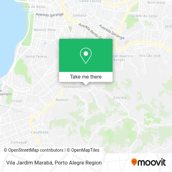 Mapa Vila Jardim Marabá