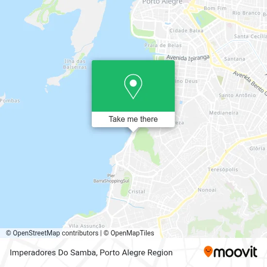 Imperadores Do Samba map