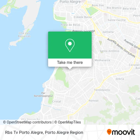 Rbs Tv Porto Alegre map