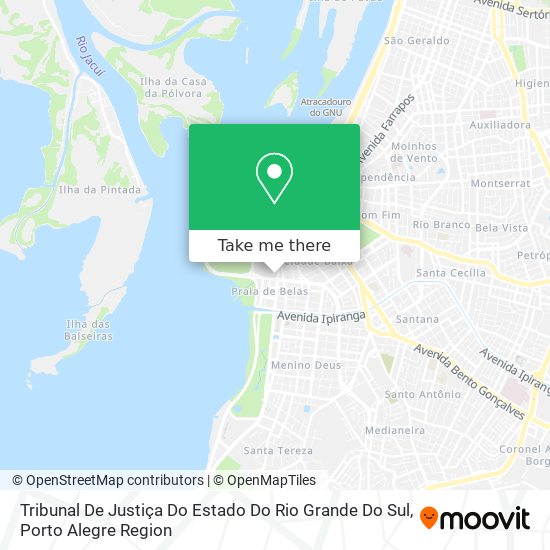 Tribunal De Justiça Do Estado Do Rio Grande Do Sul map