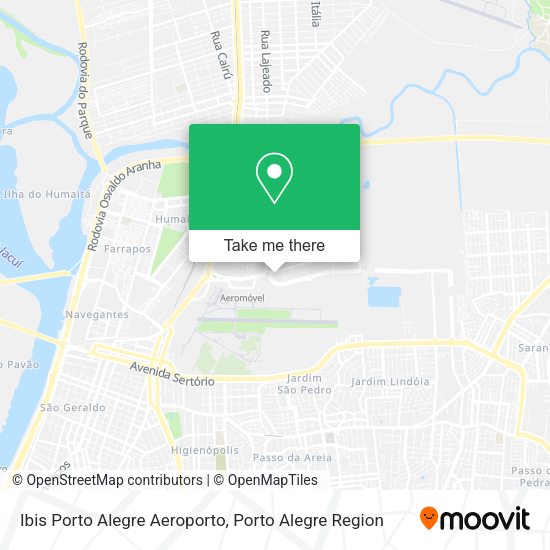 Ibis Porto Alegre Aeroporto map