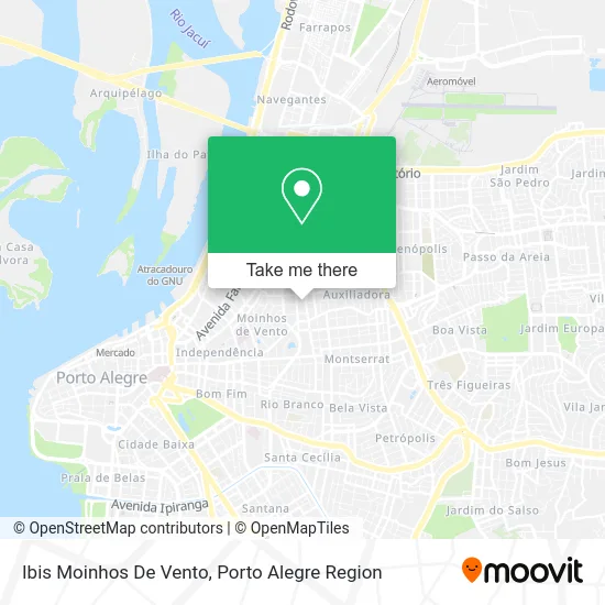 Ibis Moinhos De Vento map