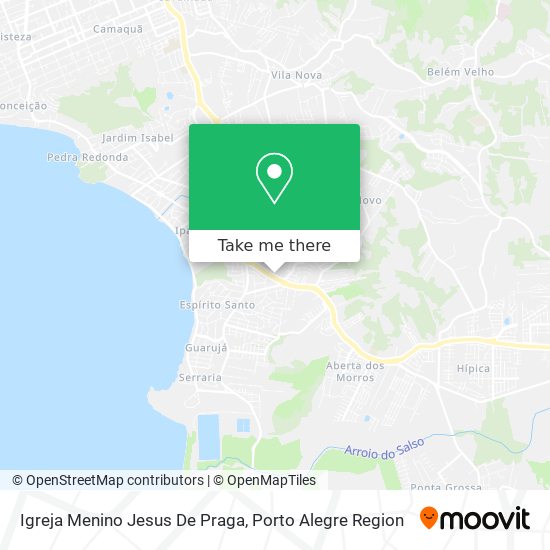 Mapa Igreja Menino Jesus De Praga