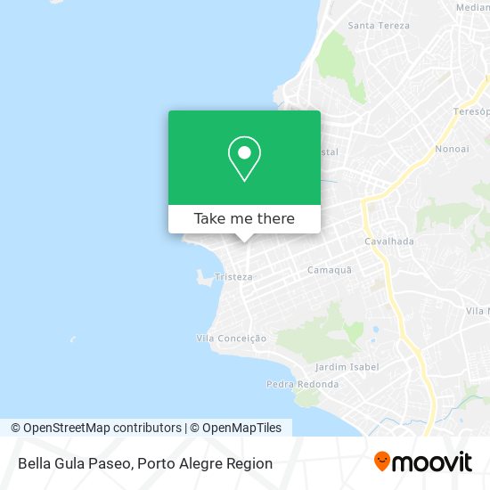 Bella Gula Paseo map