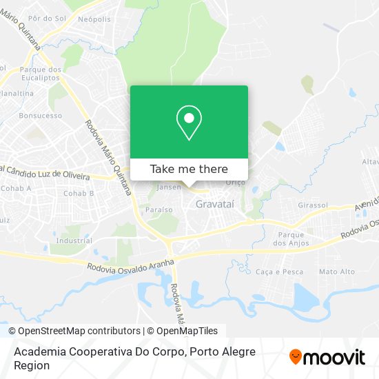 Academia Cooperativa Do Corpo map