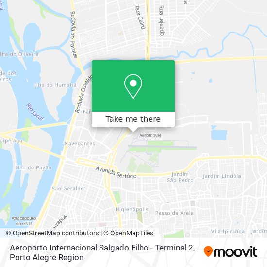 Aeroporto Internacional Salgado Filho - Terminal 2 map
