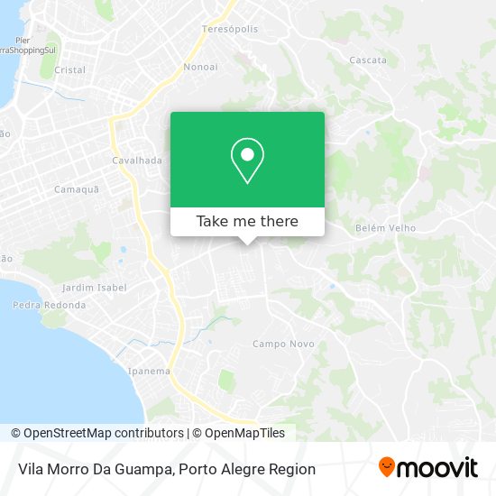 Vila Morro Da Guampa map