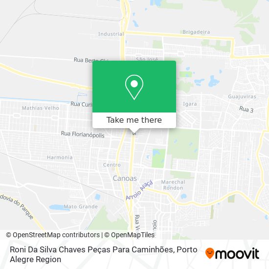Mapa Roni Da Silva Chaves Peças Para Caminhões