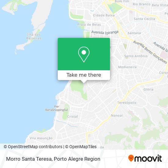 Mapa Morro Santa Teresa