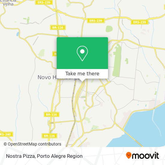 Nostra Pizza map