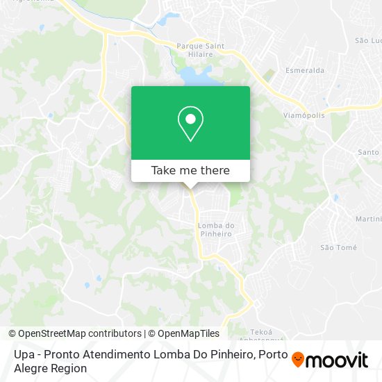 Upa - Pronto Atendimento Lomba Do Pinheiro map