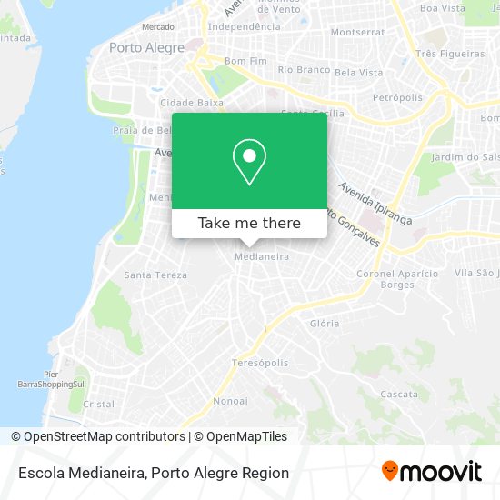 Mapa Escola Medianeira