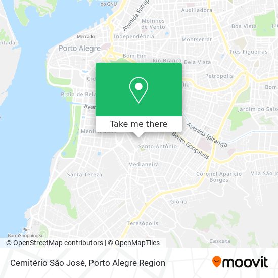 Mapa Cemitério São José