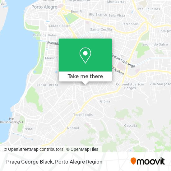 Praça George Black map