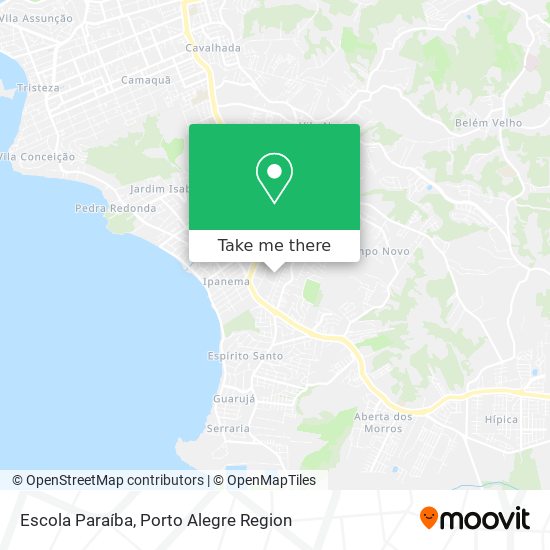 Mapa Escola Paraíba