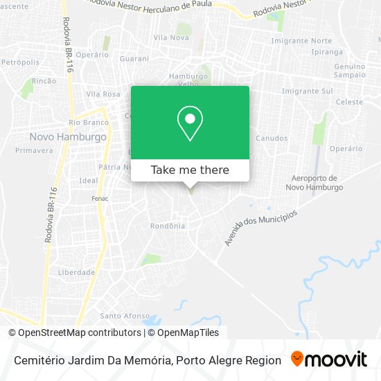 Cemitério Jardim Da Memória map