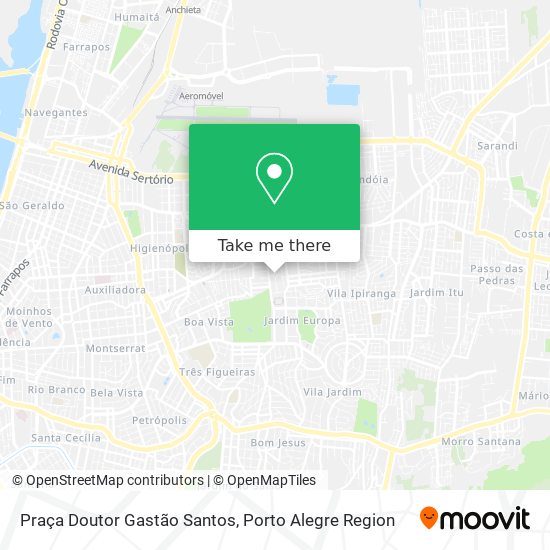 Praça Doutor Gastão Santos map