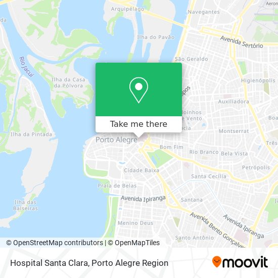 Mapa Hospital Santa Clara